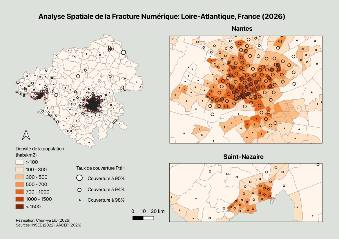 Spatial Analysis of the Digital Divide — GIS
